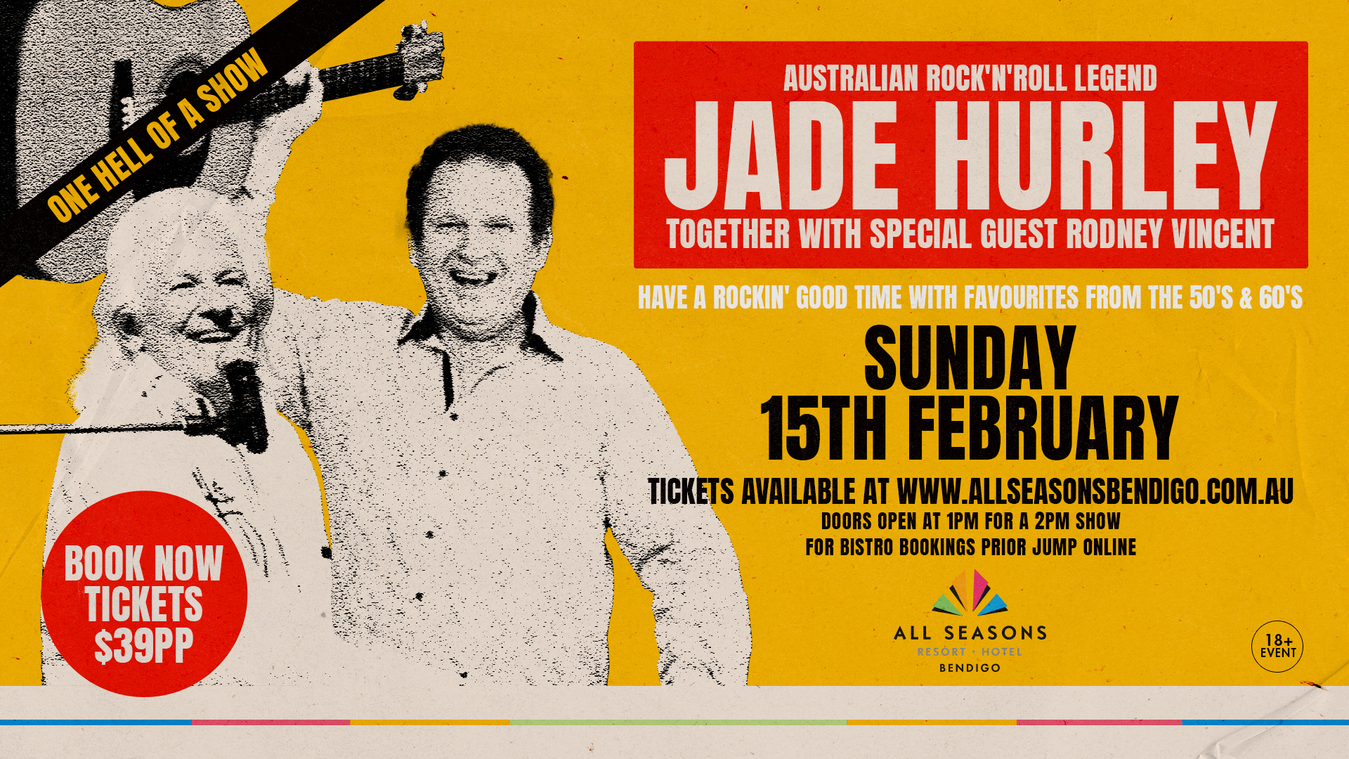 Jade Hurley With Special Guest: Rodney Vincent