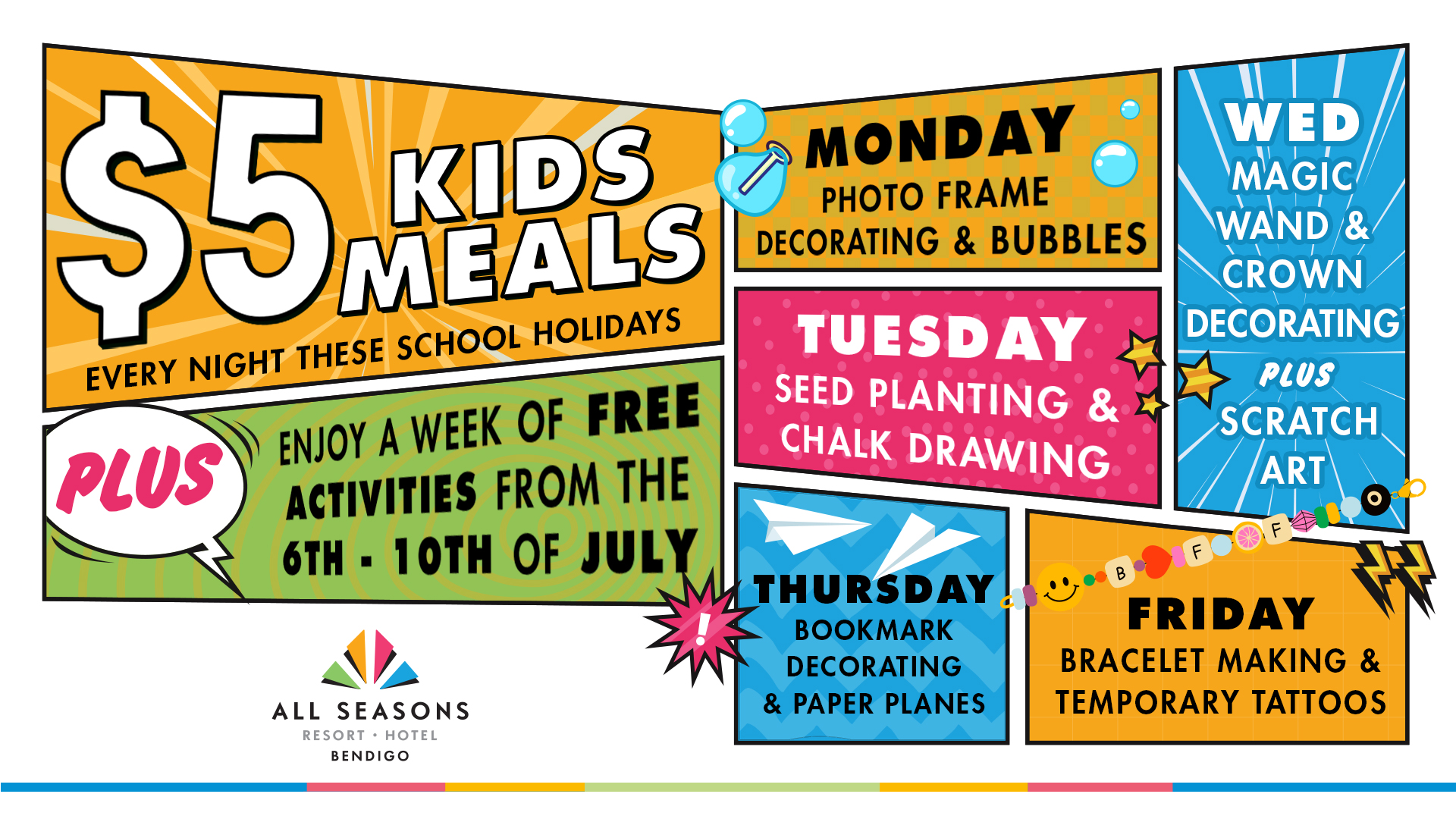 School Holidays $5 Kids Meals Every Day