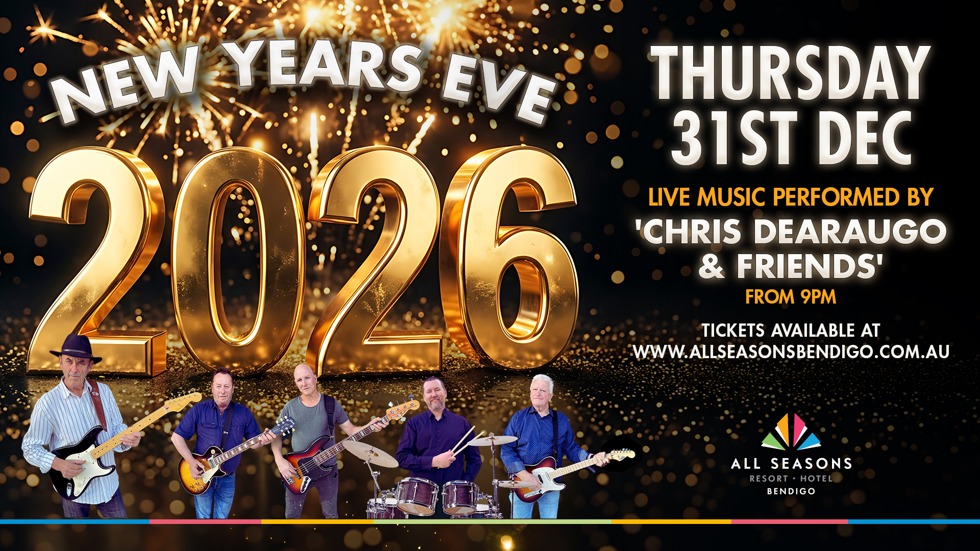 NYE featuring Chris DeAraugo & Friends
